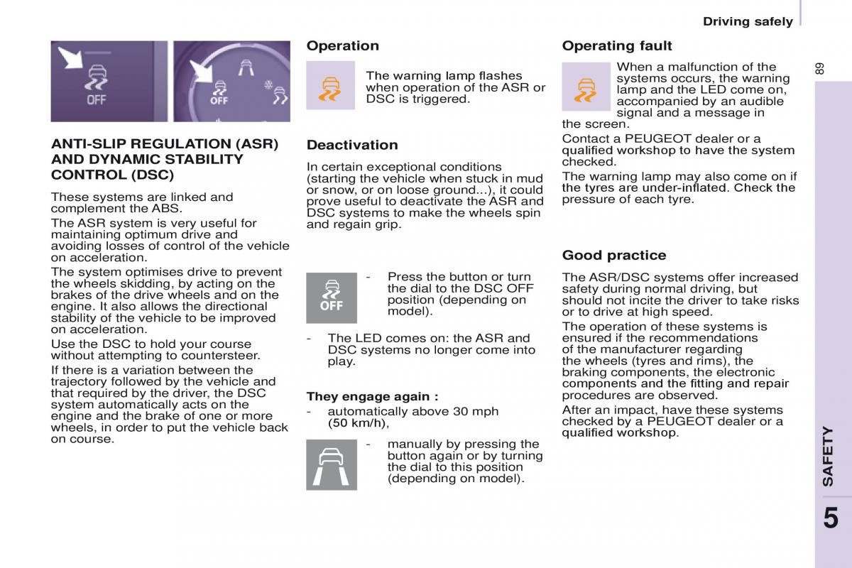 Peugeot Partner II 2 owners manual / page 91