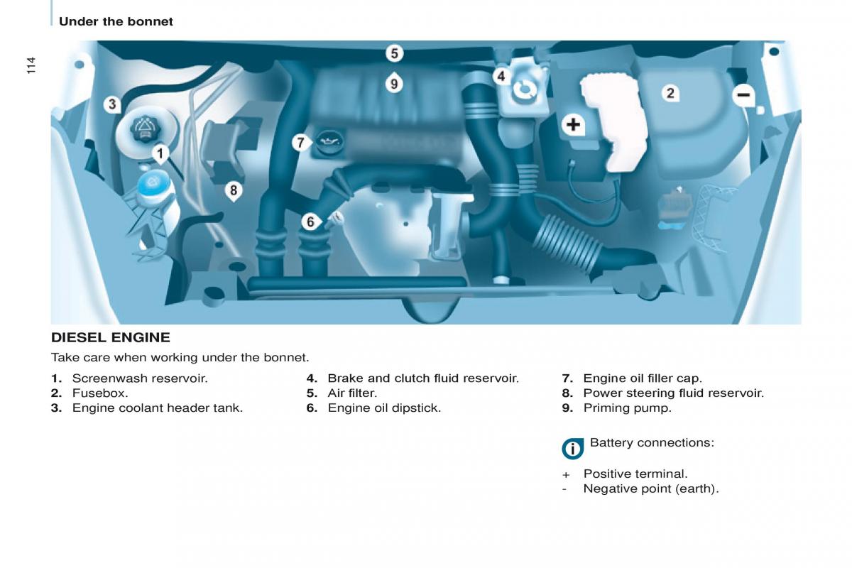 Peugeot Partner II 2 owners manual / page 116