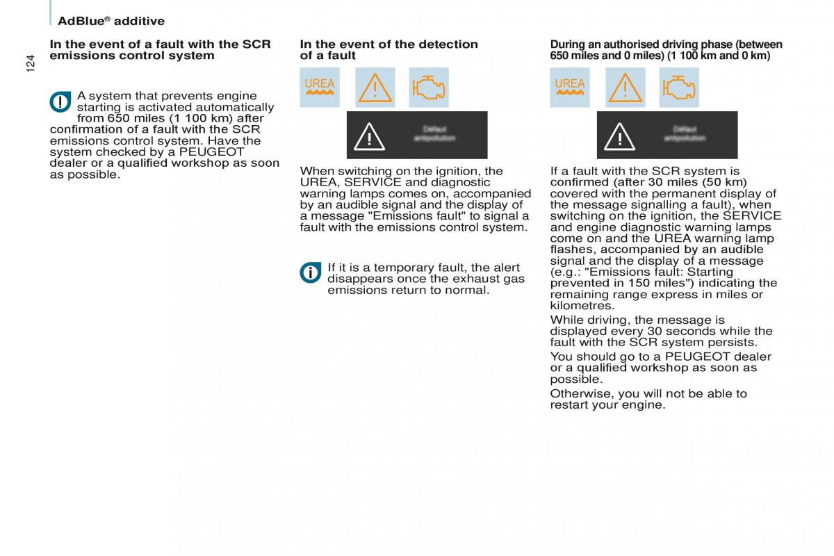 Peugeot Partner II 2 owners manual / page 126