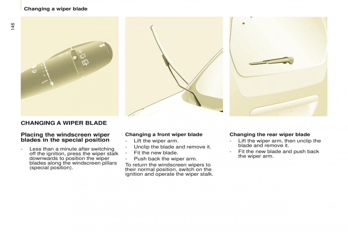 Peugeot Partner II 2 owners manual / page 148