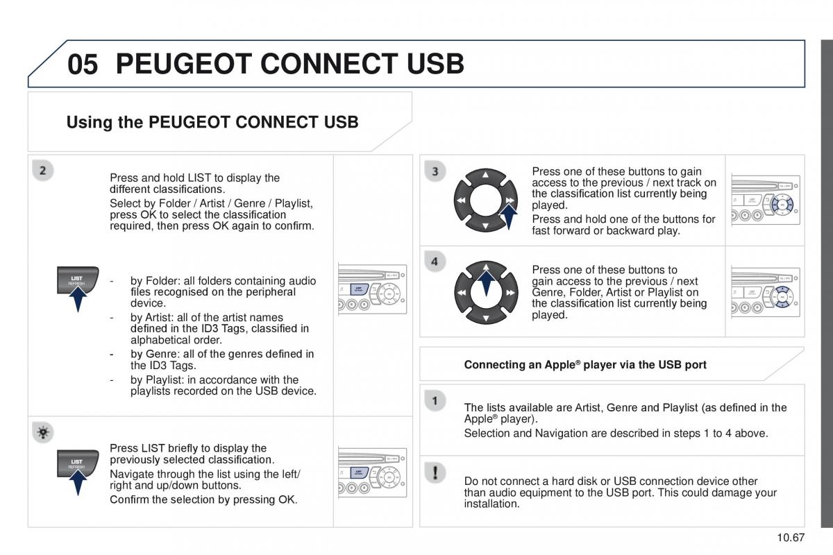 Peugeot Partner II 2 owners manual / page 225