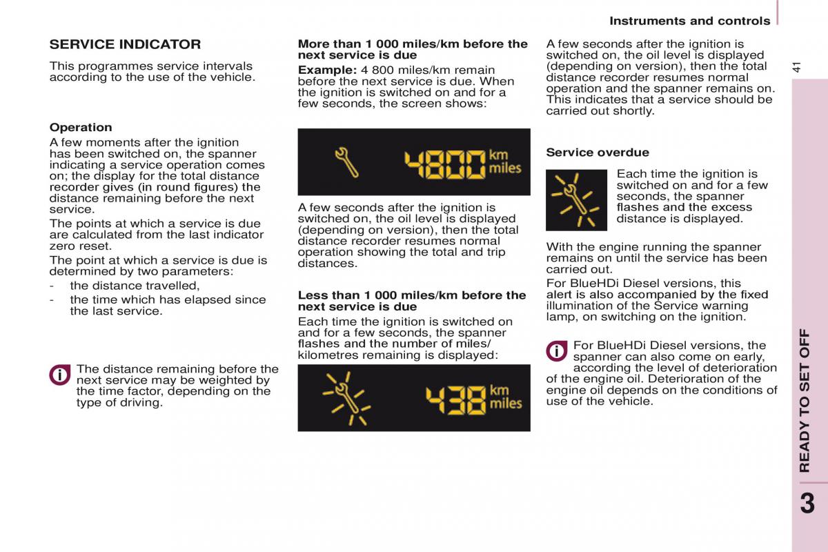 Peugeot Partner II 2 owners manual / page 43