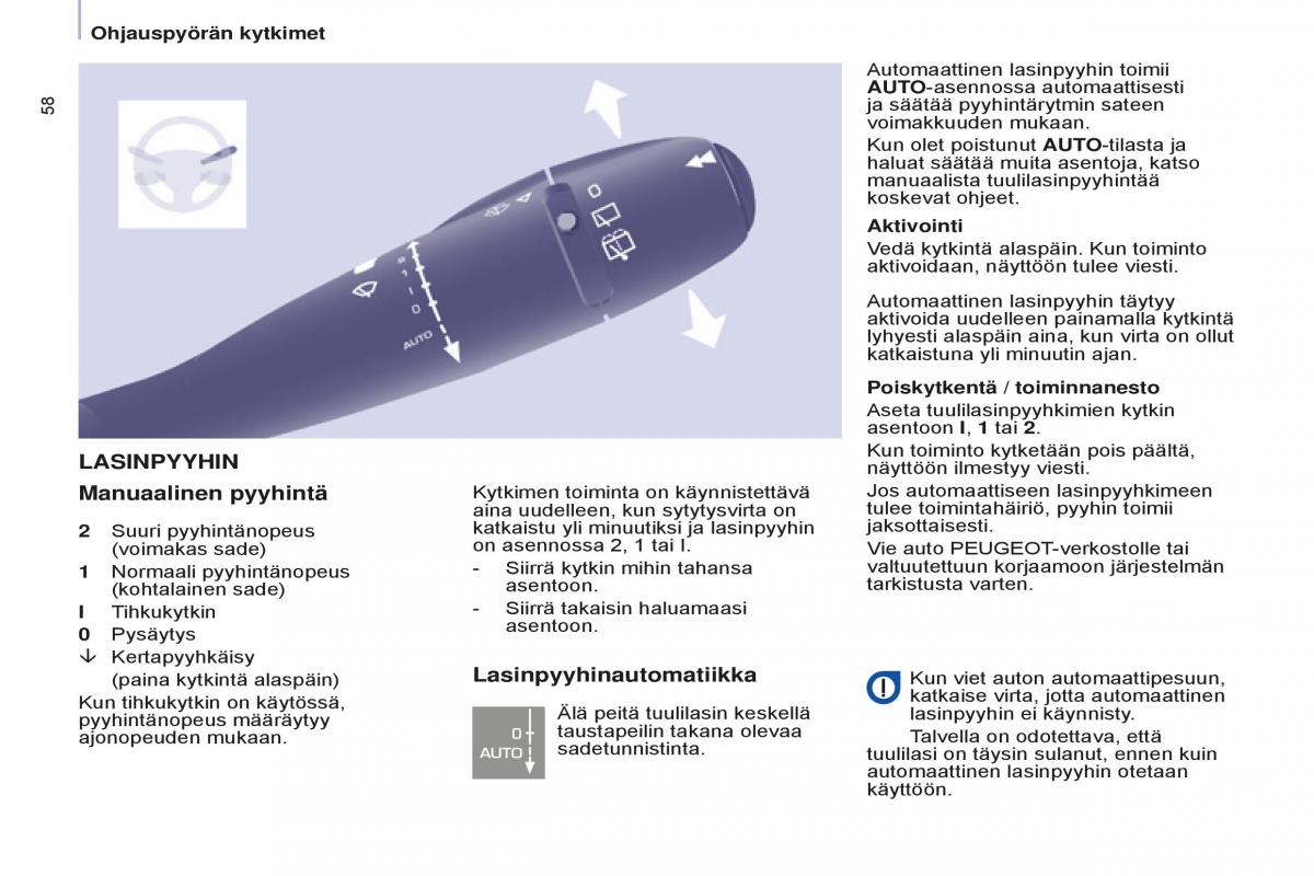 Peugeot Partner II 2 omistajan kasikirja / page 60