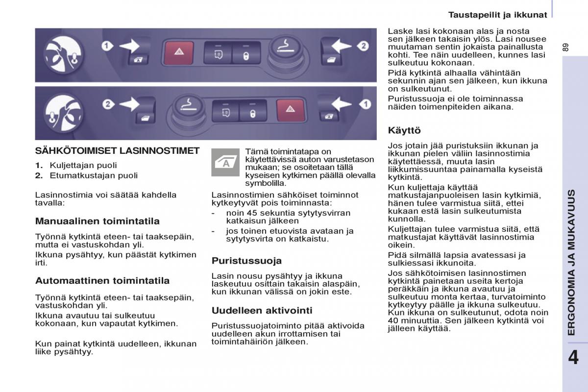 Peugeot Partner II 2 omistajan kasikirja / page 91