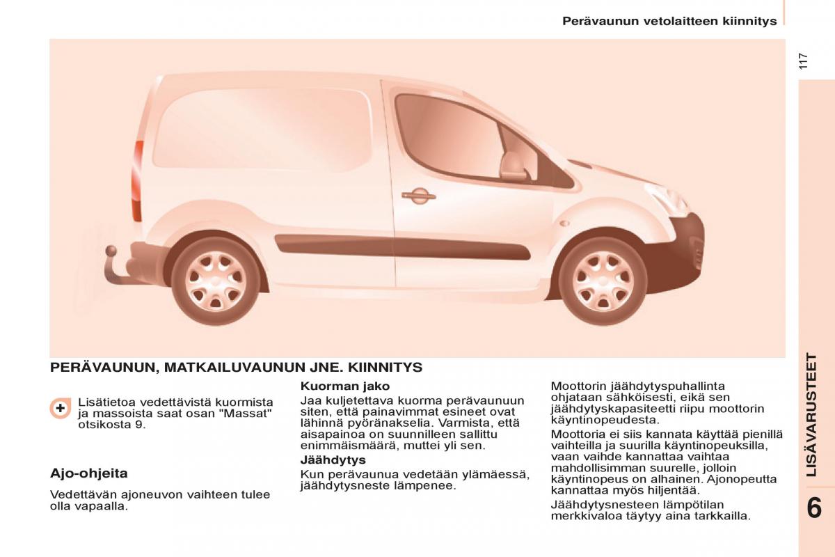 Peugeot Partner II 2 omistajan kasikirja / page 119