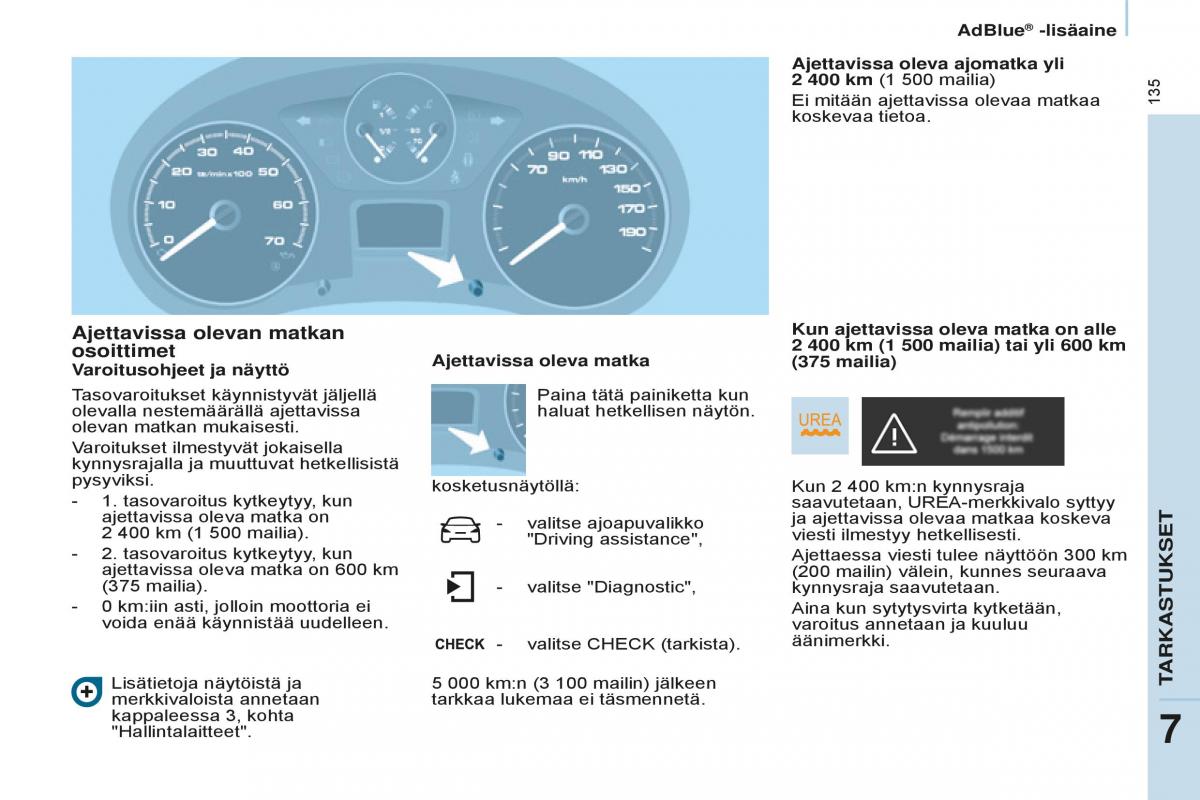 Peugeot Partner II 2 omistajan kasikirja / page 137