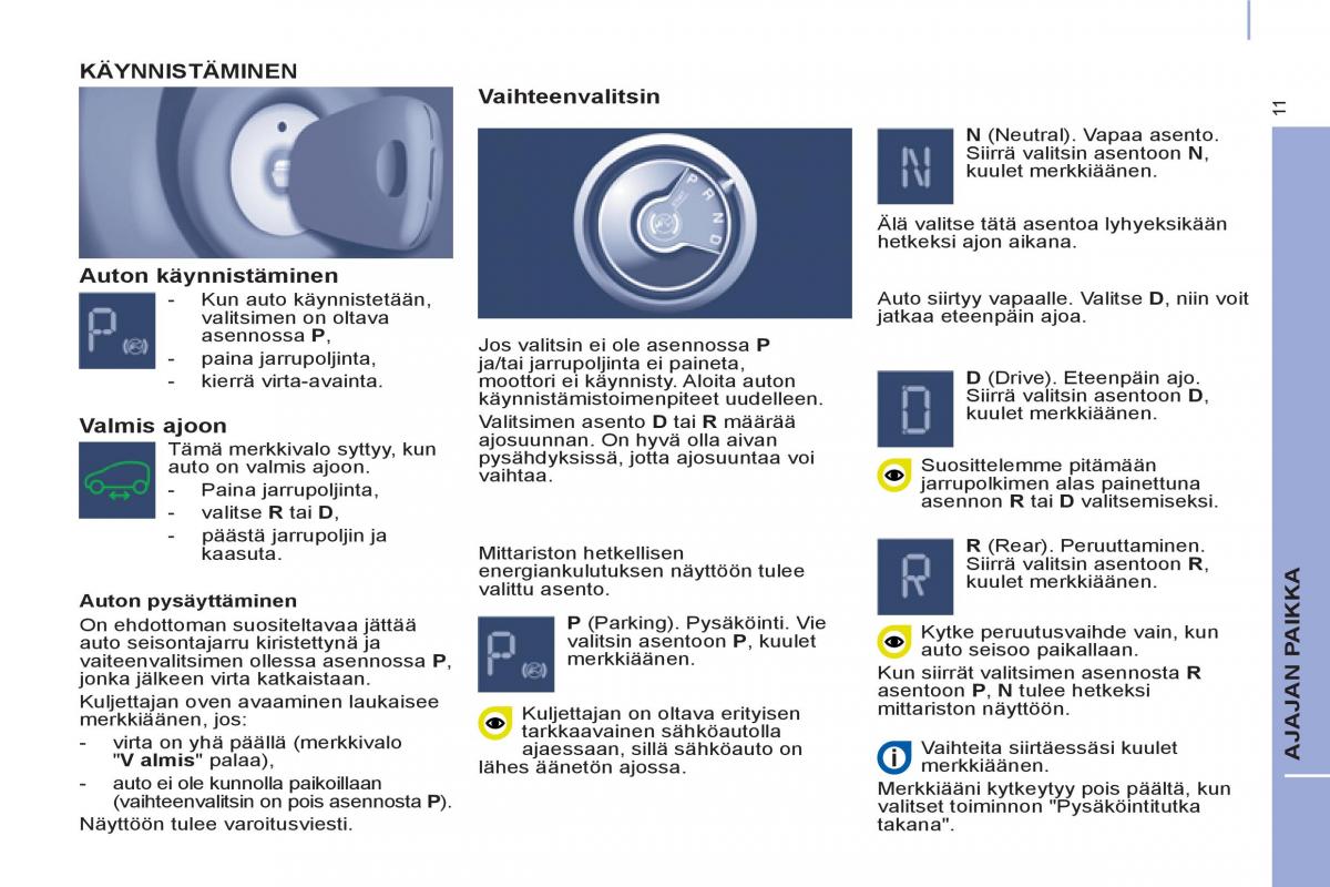 Peugeot Partner II 2 omistajan kasikirja / page 269