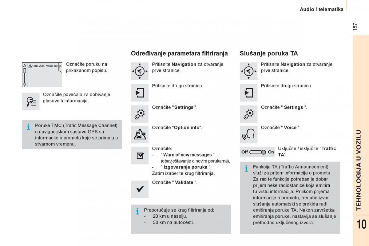 Peugeot Partner II 2 vlasnicko uputstvo / page 189