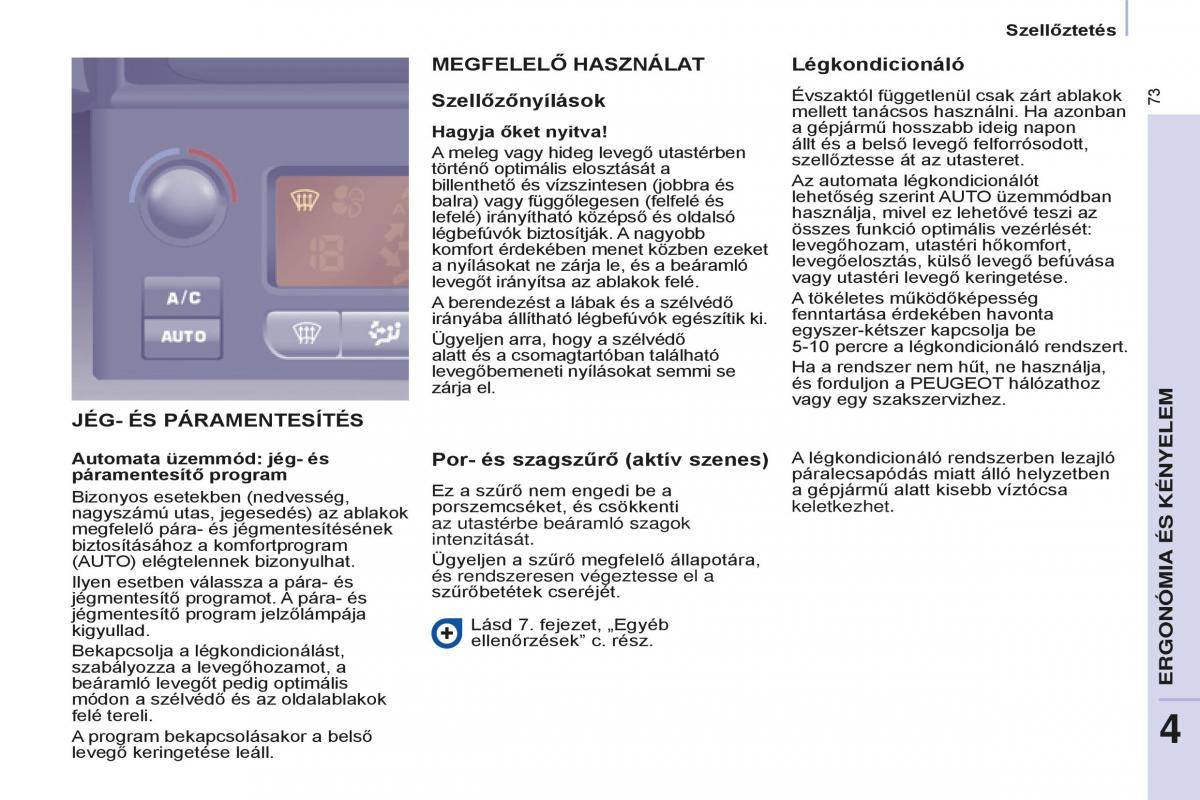 Peugeot Partner II 2 Kezelesi utmutato / page 75