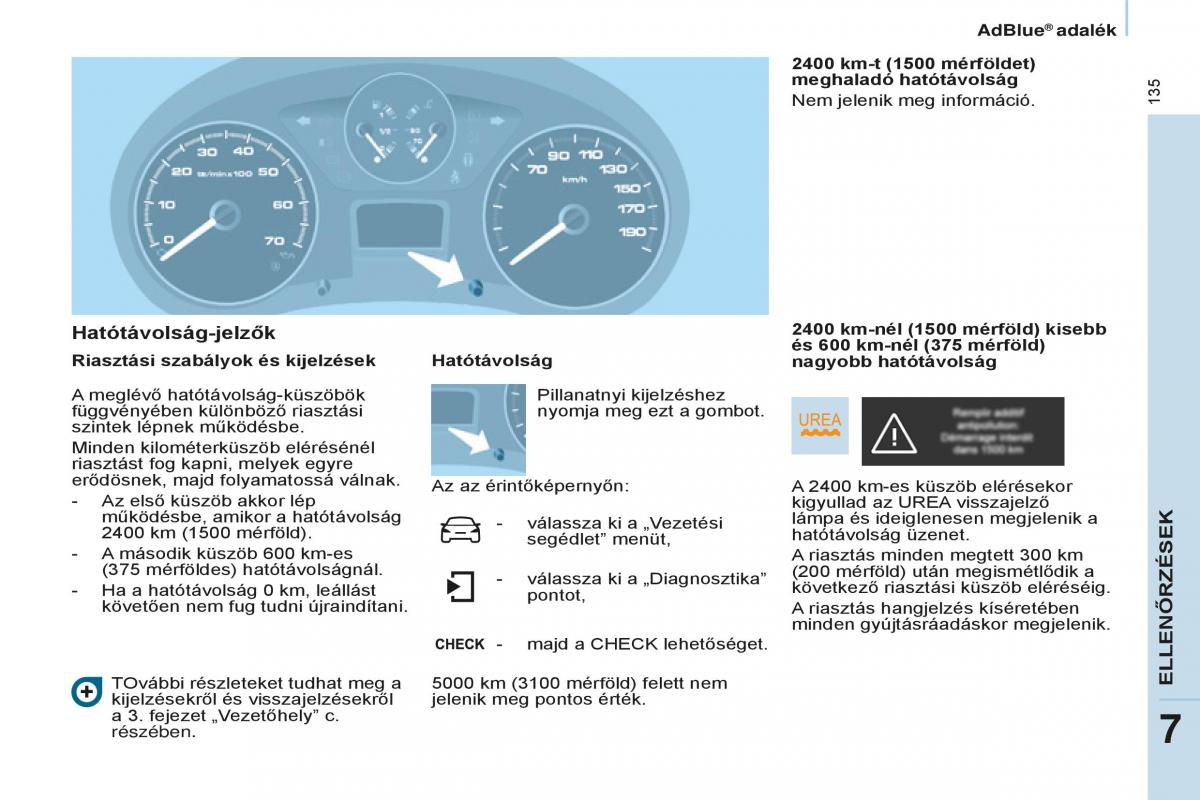 Peugeot Partner II 2 Kezelesi utmutato / page 137