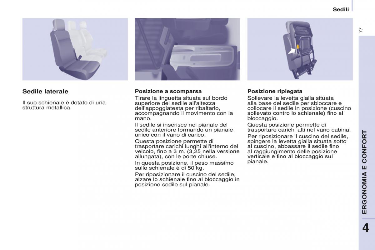 Peugeot Partner II 2 manuale del proprietario / page 79