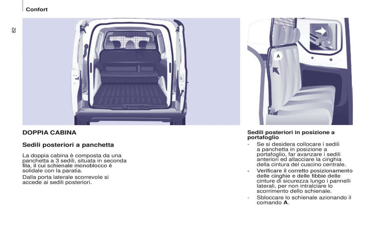 Peugeot Partner II 2 manuale del proprietario / page 84