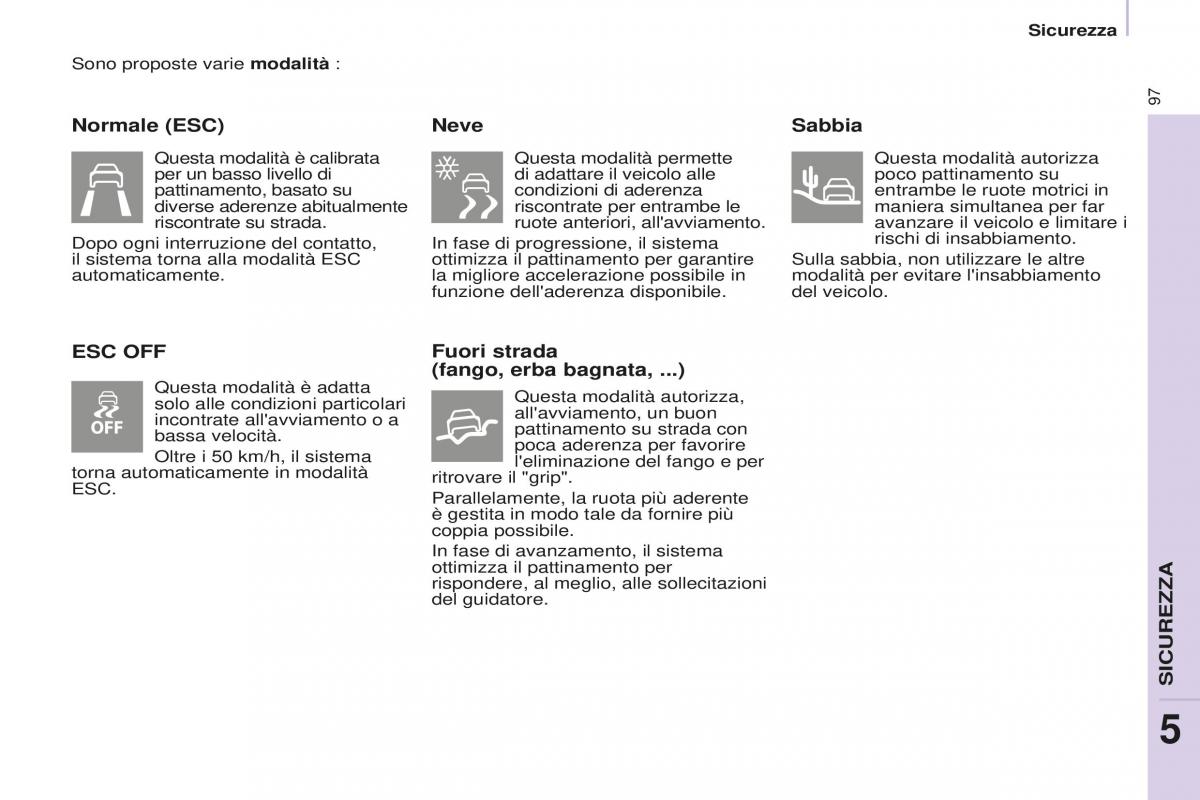 Peugeot Partner II 2 manuale del proprietario / page 99