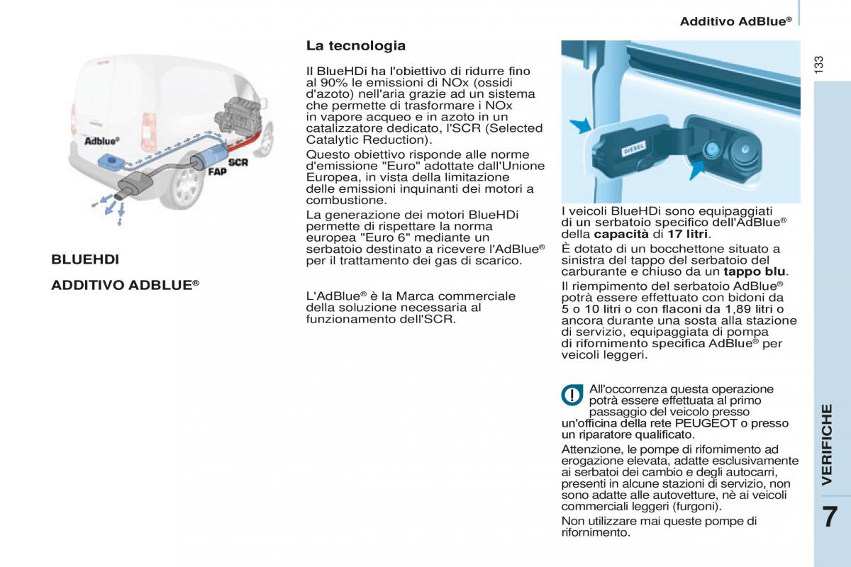 Peugeot Partner II 2 manuale del proprietario / page 135