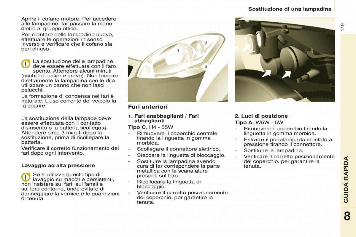 Peugeot Partner II 2 manuale del proprietario / page 151