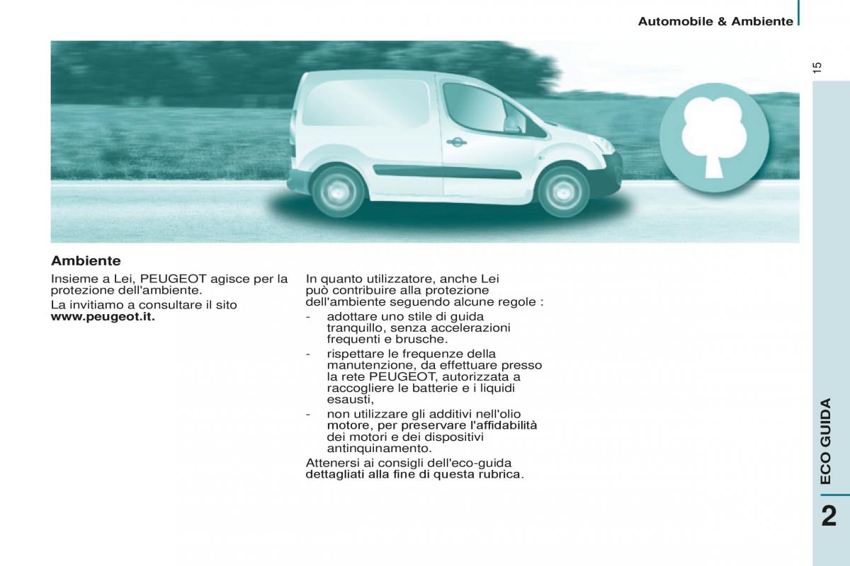 Peugeot Partner II 2 manuale del proprietario / page 17