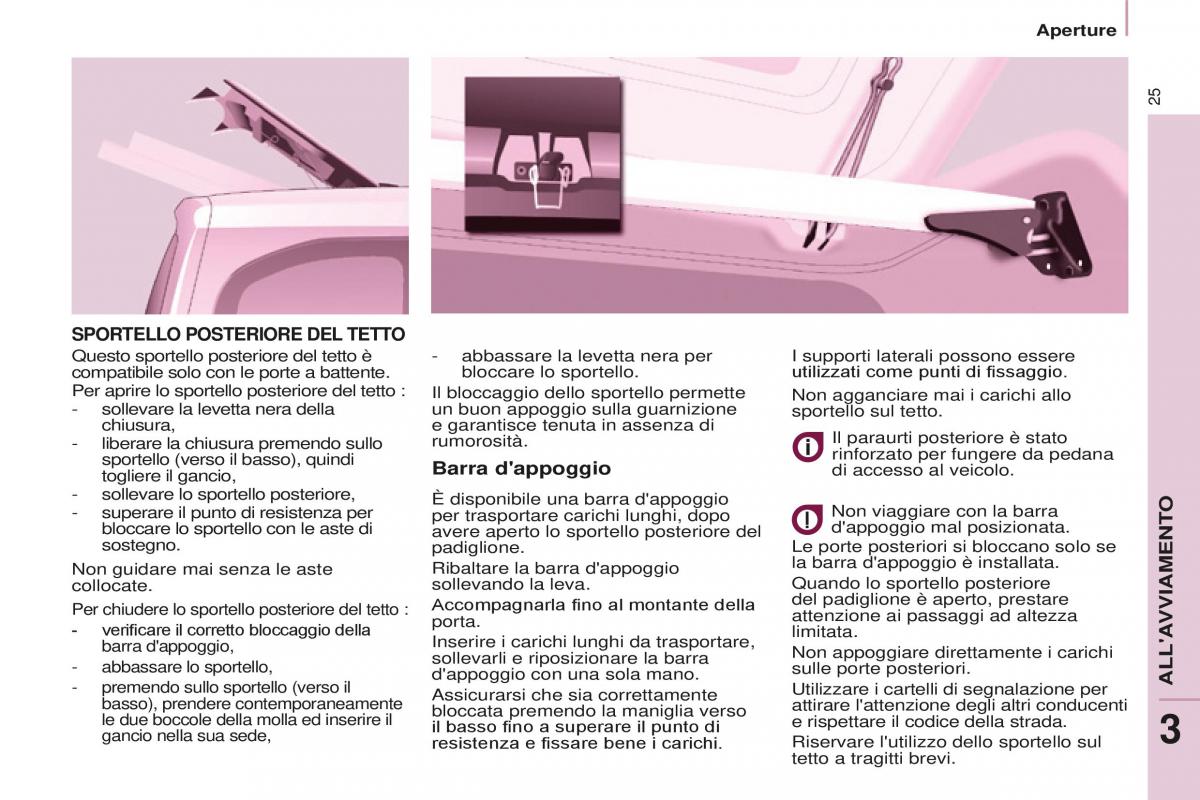 Peugeot Partner II 2 manuale del proprietario / page 27