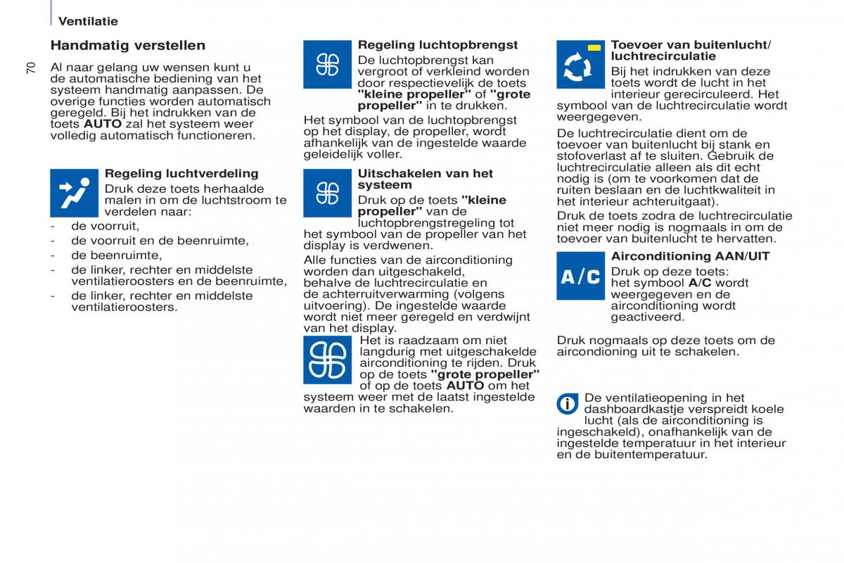 Peugeot Partner II 2 handleiding / page 72