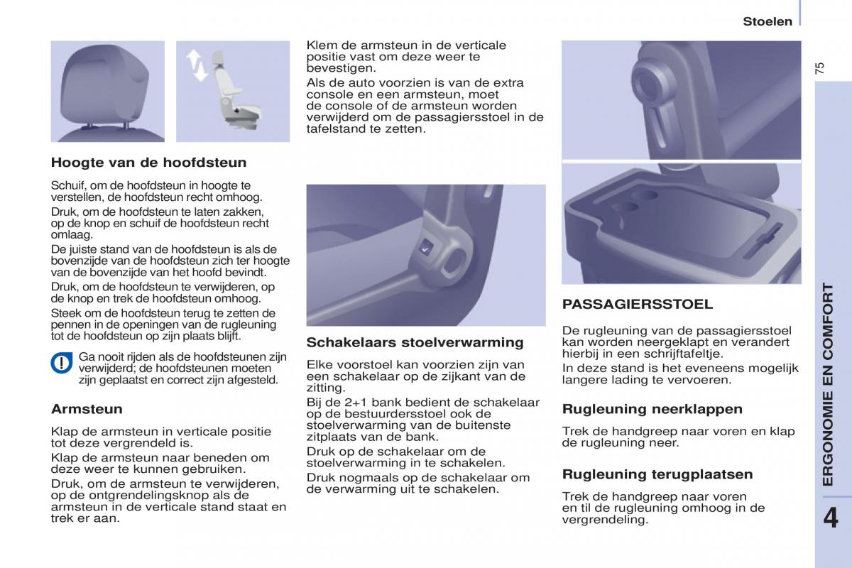 Peugeot Partner II 2 handleiding / page 77