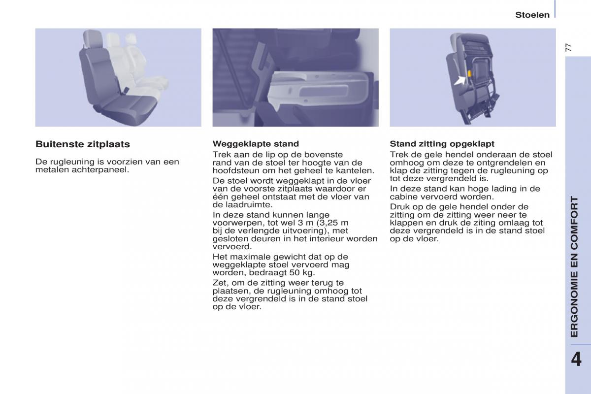 Peugeot Partner II 2 handleiding / page 79