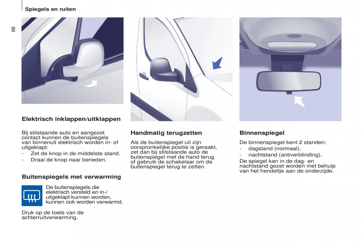 Peugeot Partner II 2 handleiding / page 90