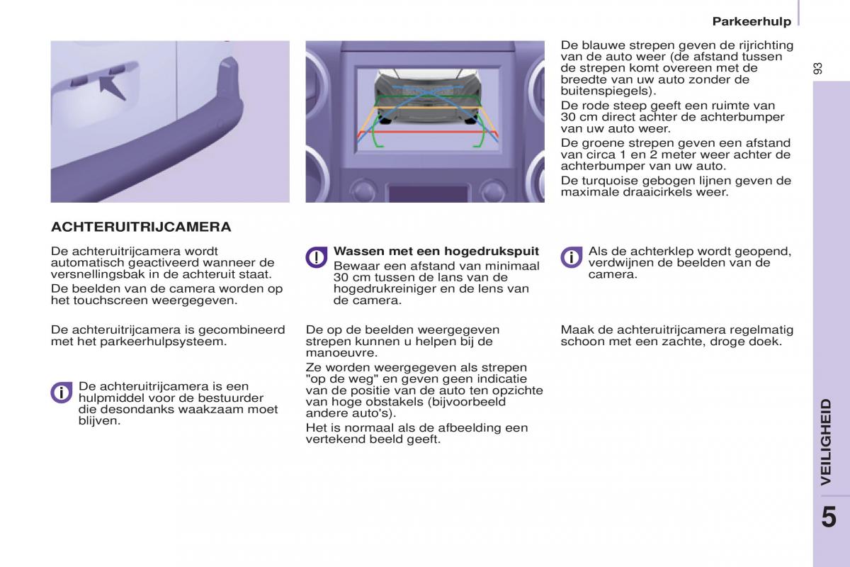 Peugeot Partner II 2 handleiding / page 95