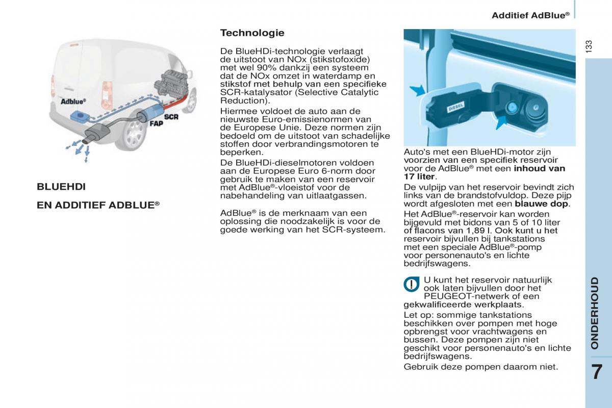 Peugeot Partner II 2 handleiding / page 135