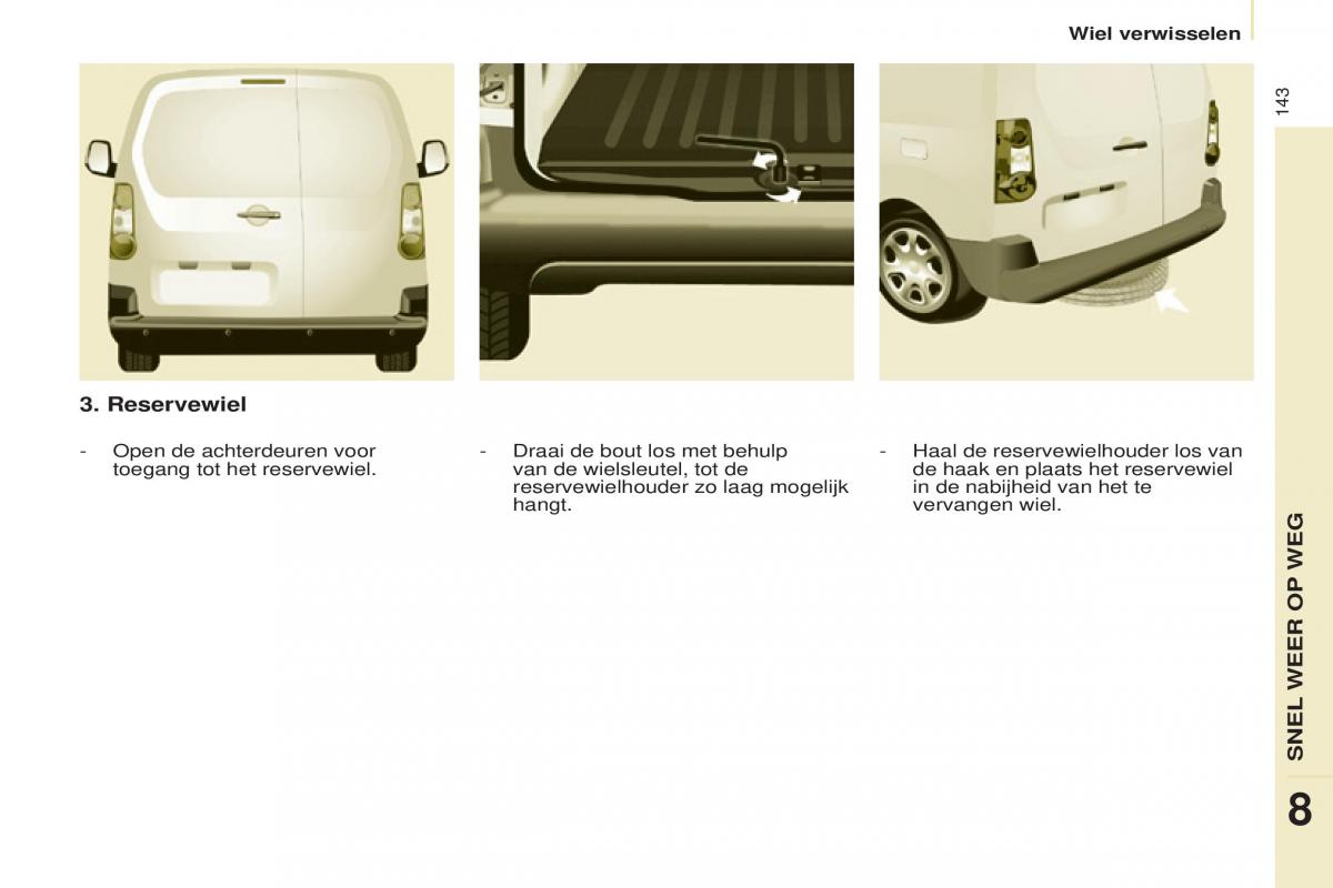 Peugeot Partner II 2 handleiding / page 145