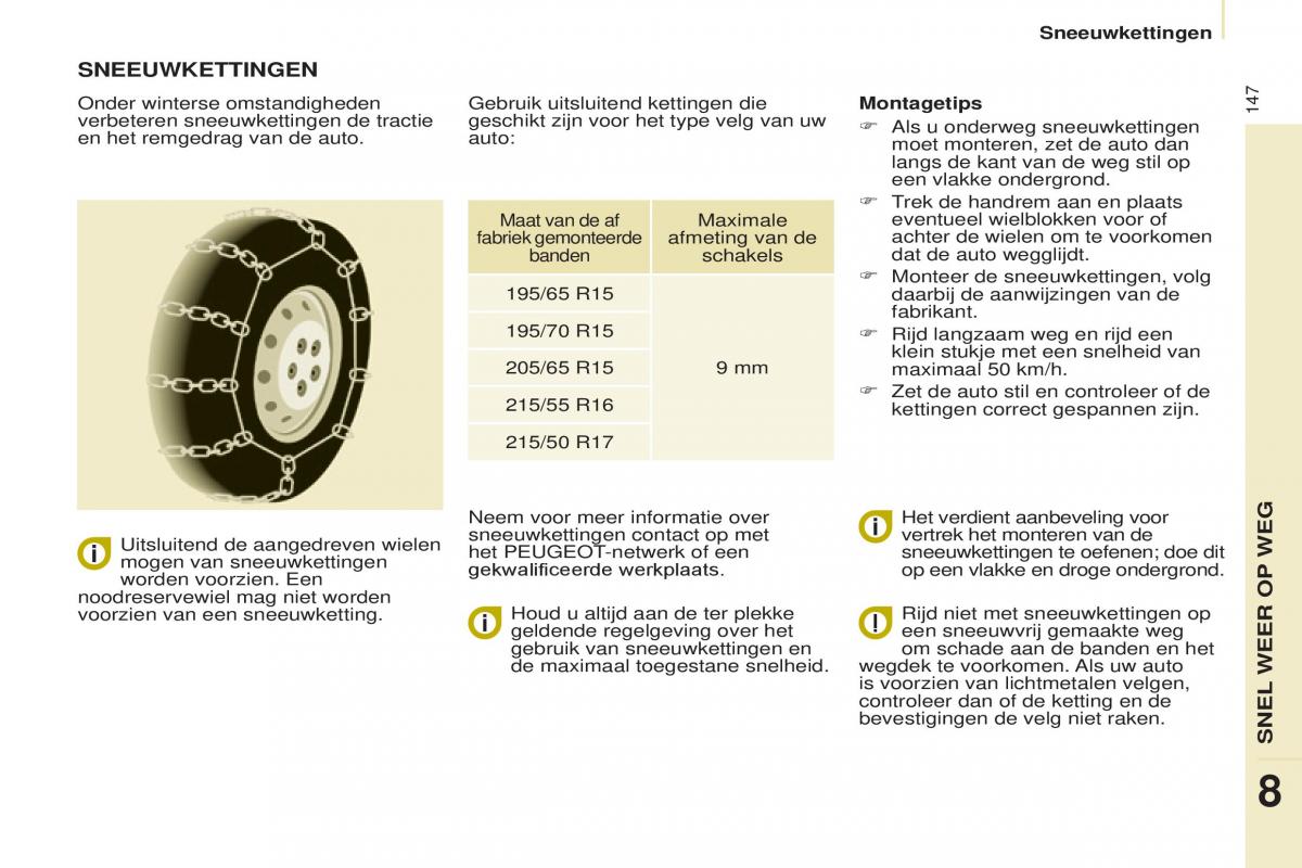 Peugeot Partner II 2 handleiding / page 149