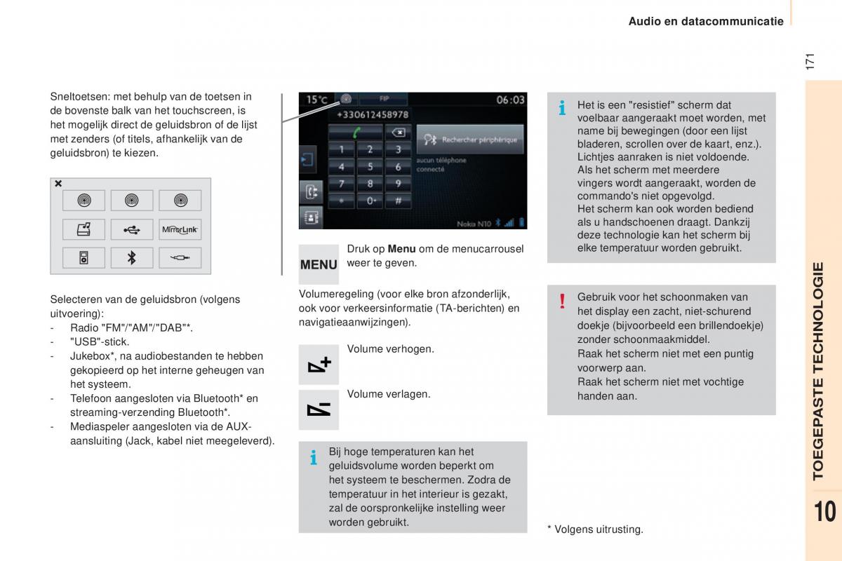 Peugeot Partner II 2 handleiding / page 173