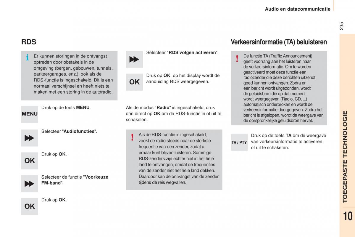 Peugeot Partner II 2 handleiding / page 237