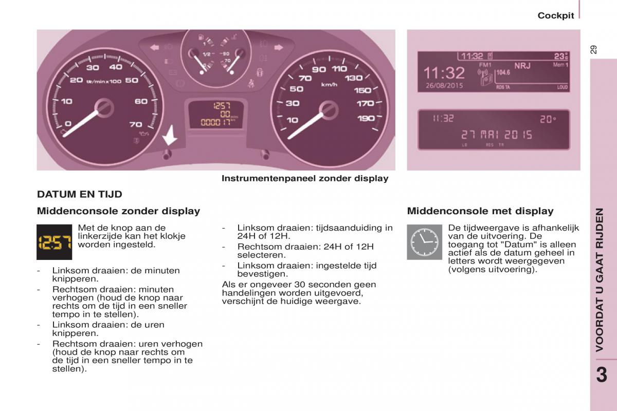 Peugeot Partner II 2 handleiding / page 31