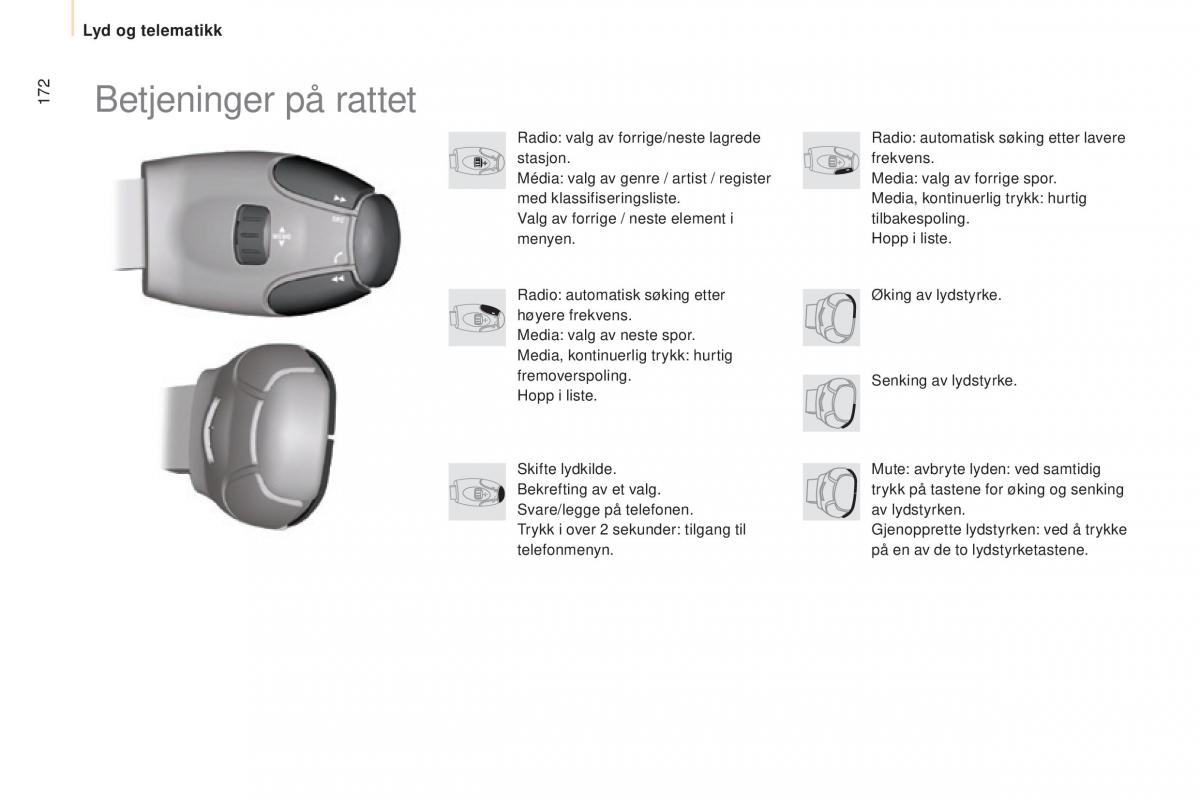 Peugeot Partner II 2 bruksanvisningen / page 174