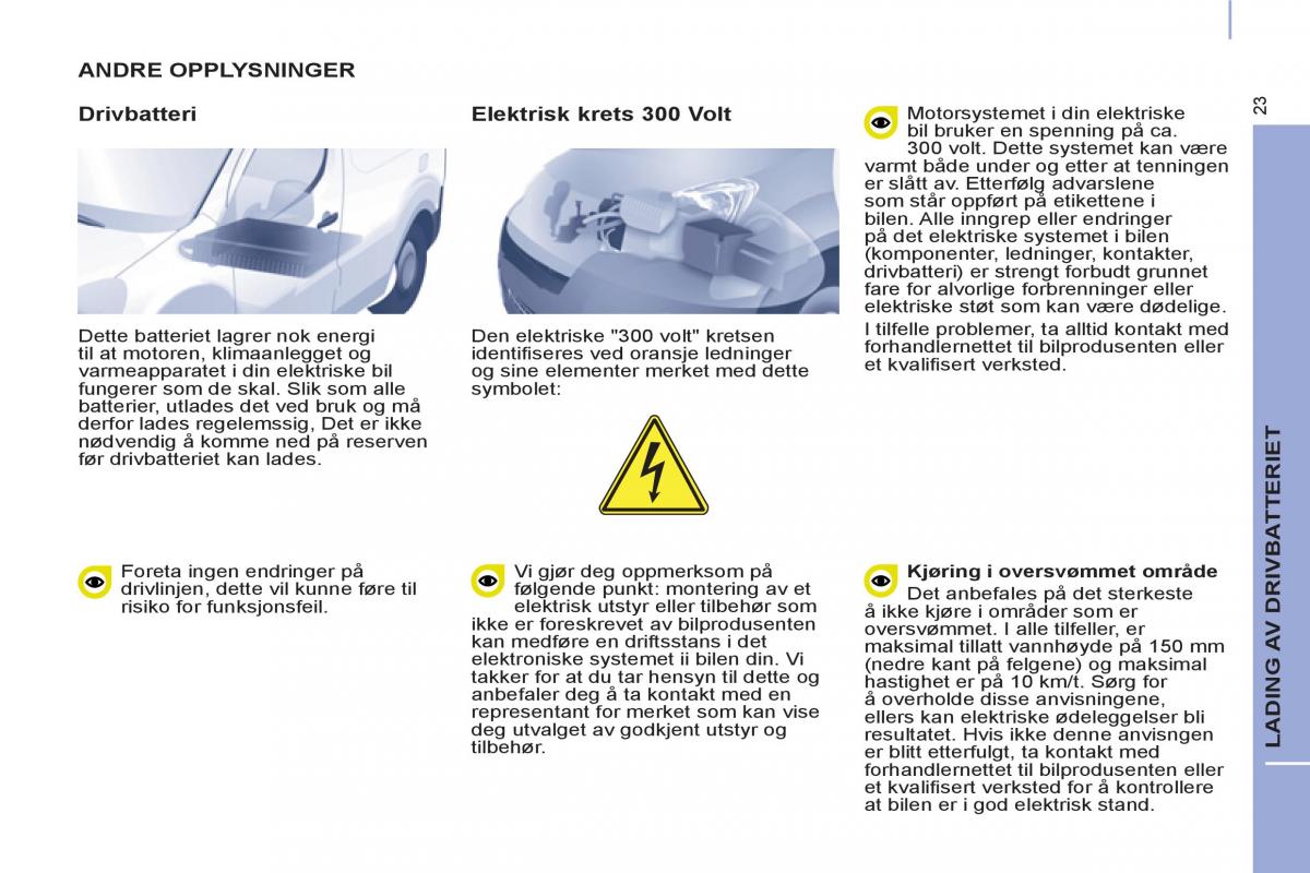 Peugeot Partner II 2 bruksanvisningen / page 281