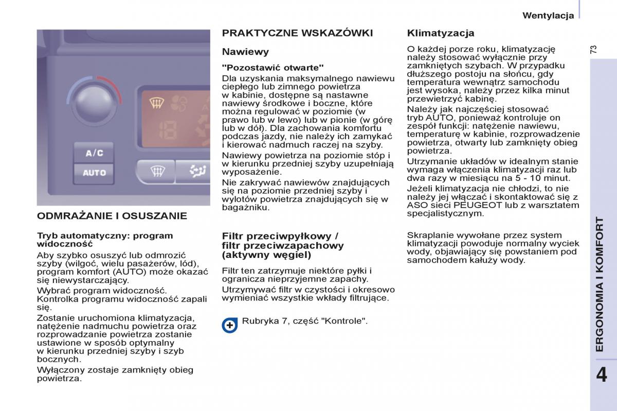 Peugeot Partner II 2 instrukcja obslugi / page 75