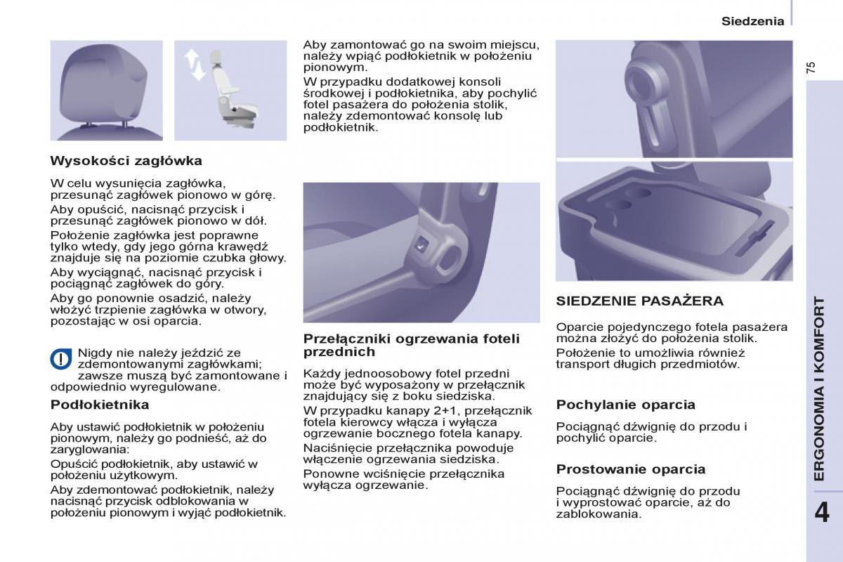 Peugeot Partner II 2 instrukcja obslugi / page 77