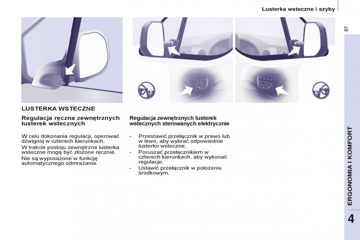 Peugeot Partner II 2 instrukcja obslugi / page 89