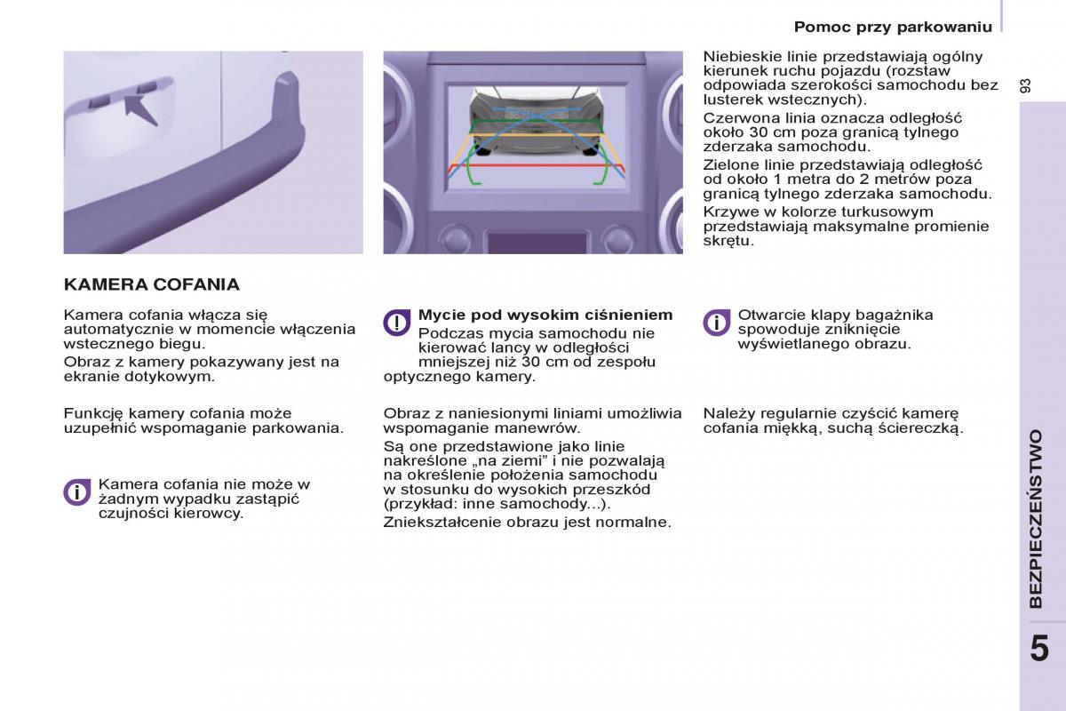 Peugeot Partner II 2 instrukcja obslugi / page 95