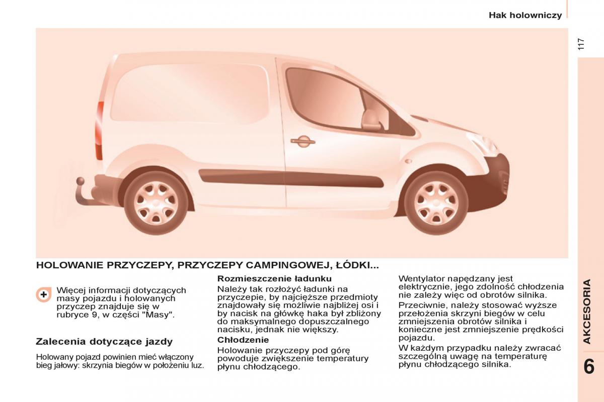 Peugeot Partner II 2 instrukcja obslugi / page 119