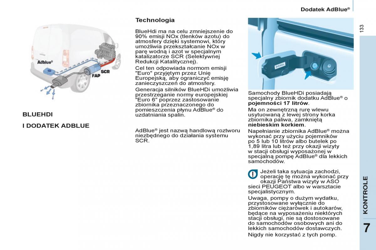 Peugeot Partner II 2 instrukcja obslugi / page 135