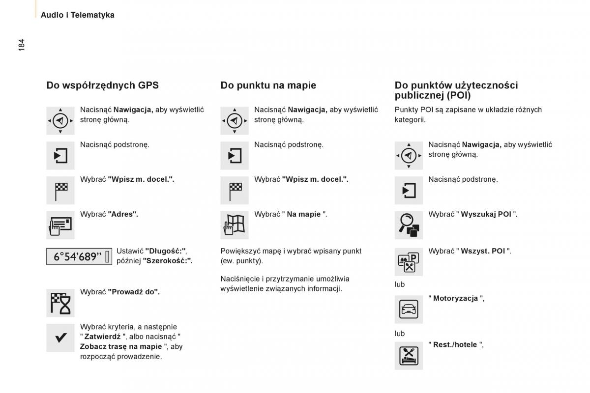 Peugeot Partner II 2 instrukcja obslugi / page 186