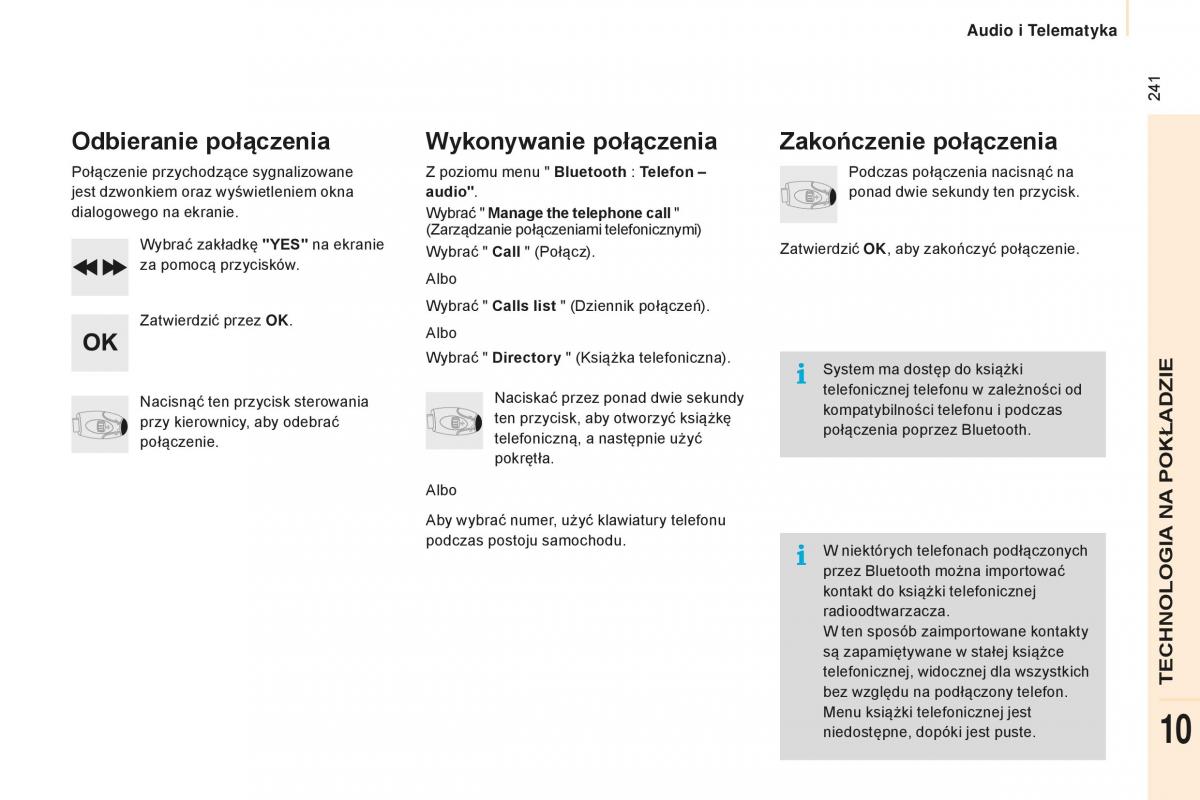 Peugeot Partner II 2 instrukcja obslugi / page 243