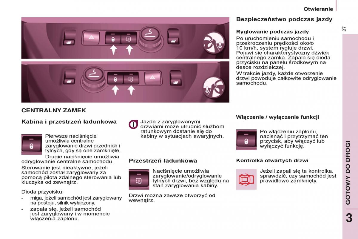 Peugeot Partner II 2 instrukcja obslugi / page 29