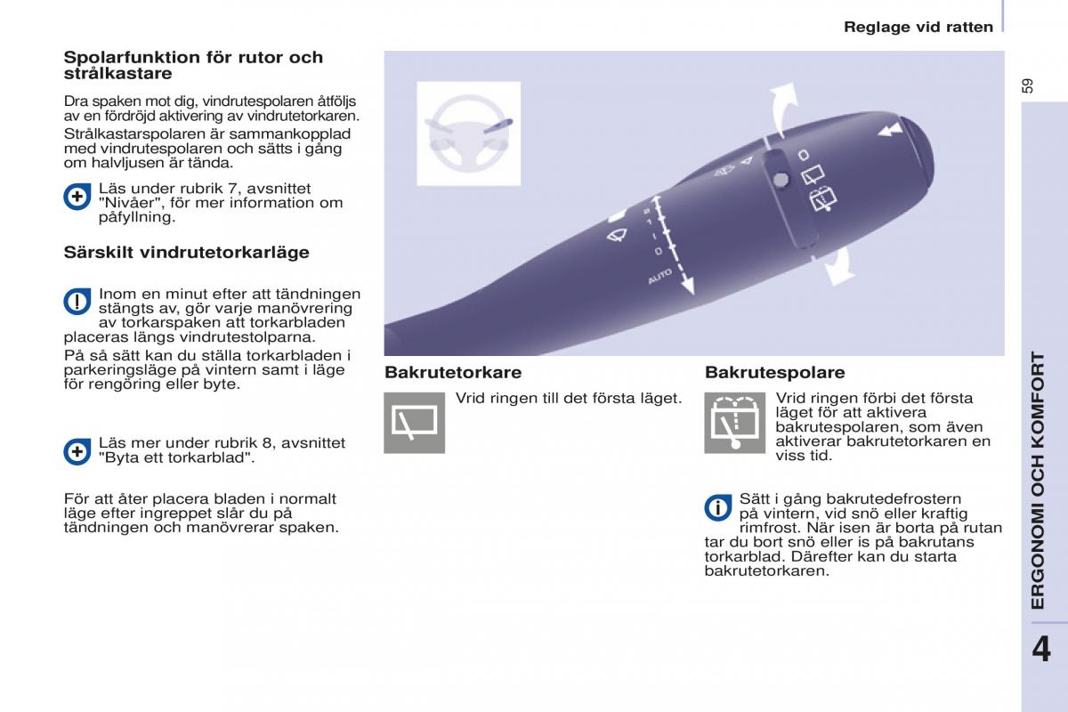 Peugeot Partner II 2 instruktionsbok / page 61