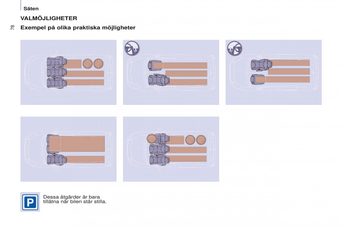 Peugeot Partner II 2 instruktionsbok / page 80