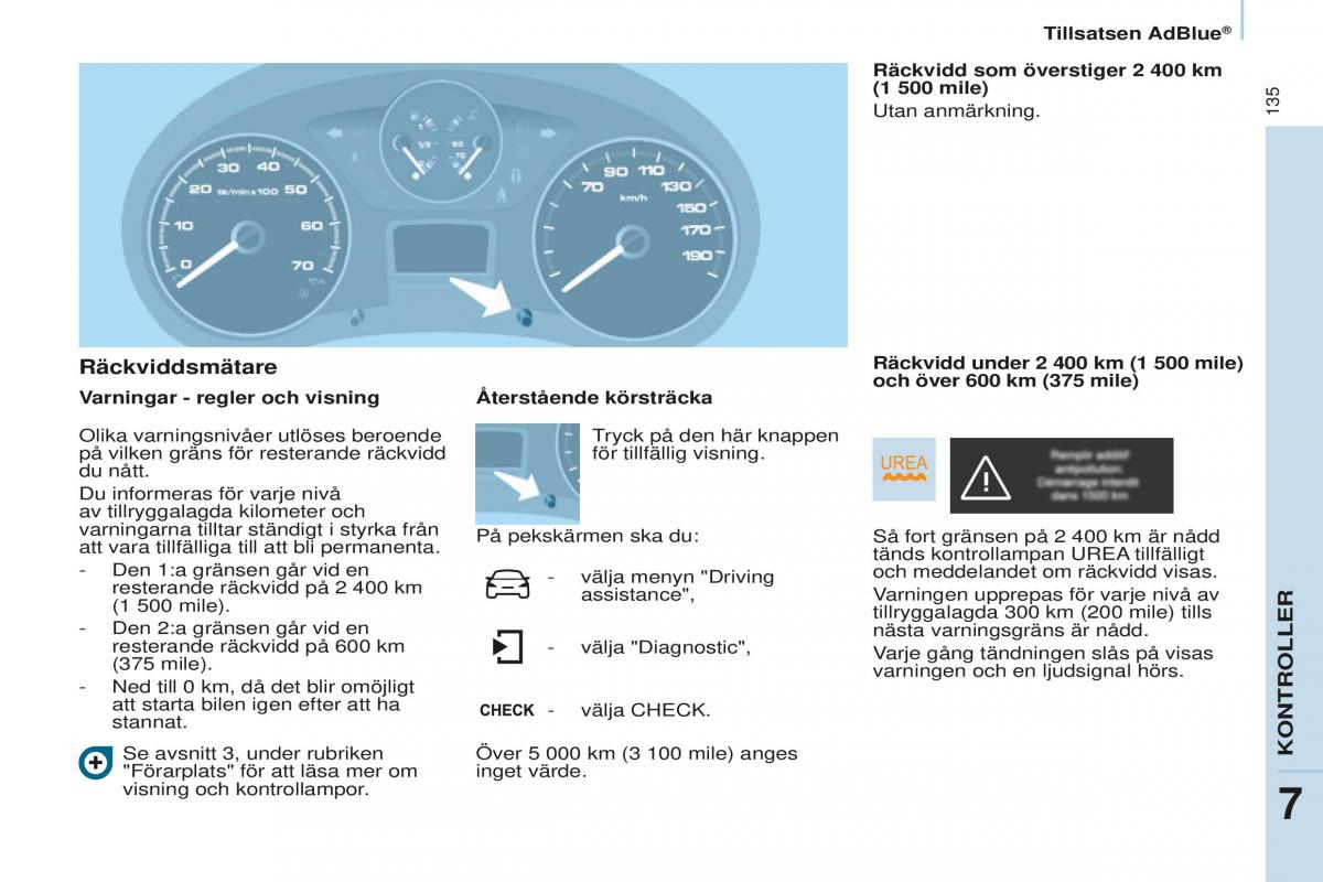 Peugeot Partner II 2 instruktionsbok / page 137