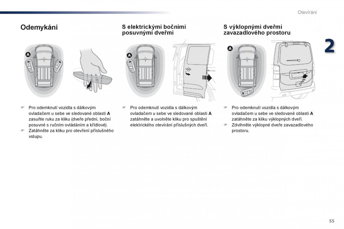 Peugeot Traveller navod k obsludze / page 57