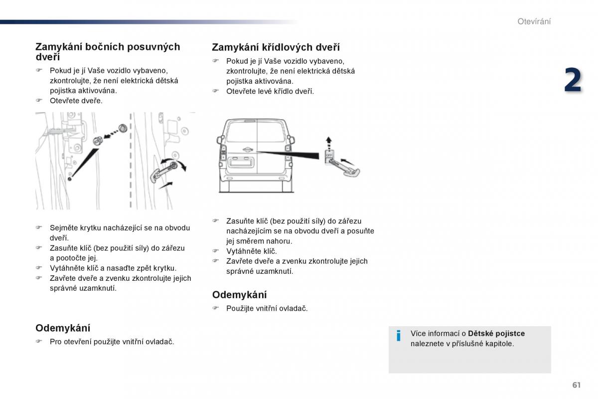 Peugeot Traveller navod k obsludze / page 63