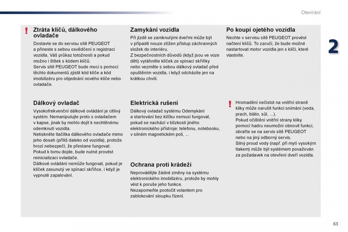 Peugeot Traveller navod k obsludze / page 65