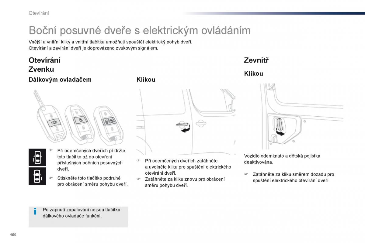 Peugeot Traveller navod k obsludze / page 70